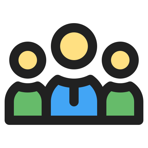 Teamwork Generic Outline Color icon