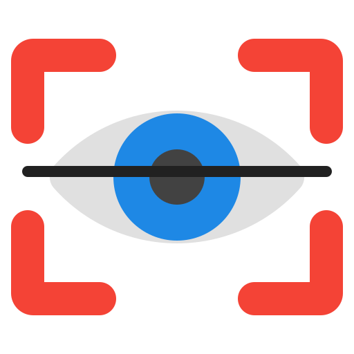 Eye recognition Generic Flat icon