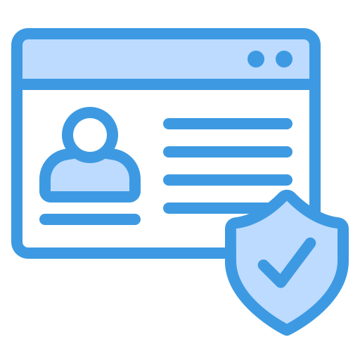 protección de datos icono gratis
