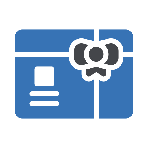 Подарочная карта бесплатно иконка