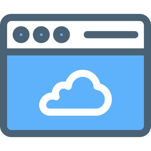 computación en la nube icono gratis
