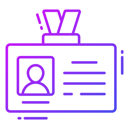 tarjeta de identificación icono gratis
