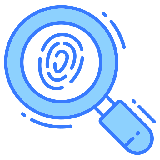 huella dactilar icono gratis