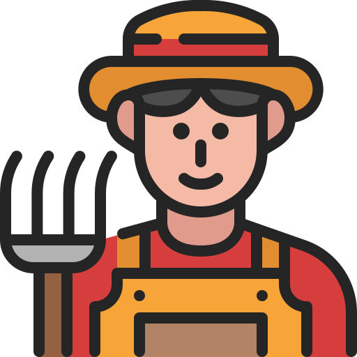 granjero icono gratis