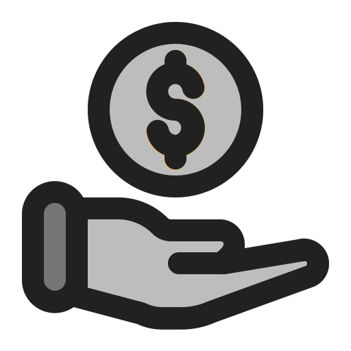 수수료 무료 아이콘