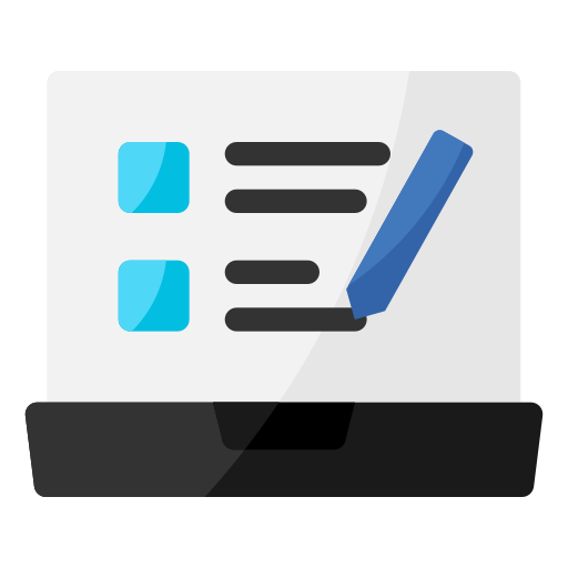 Online test free icon Online test free icon