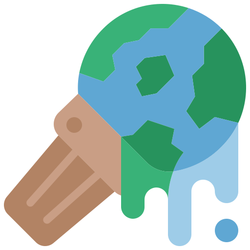 calentamiento global icono gratis