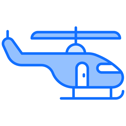 helicóptero del ejército icono gratis