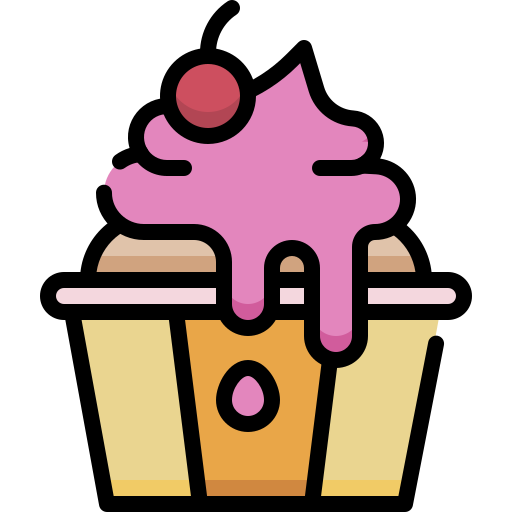 컵케이크 무료 아이콘