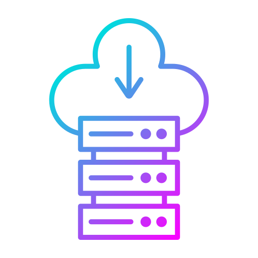 Cloud data Generic Gradient icon