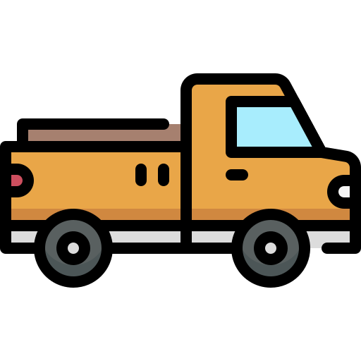 Pickup car Generic Outline Color icon