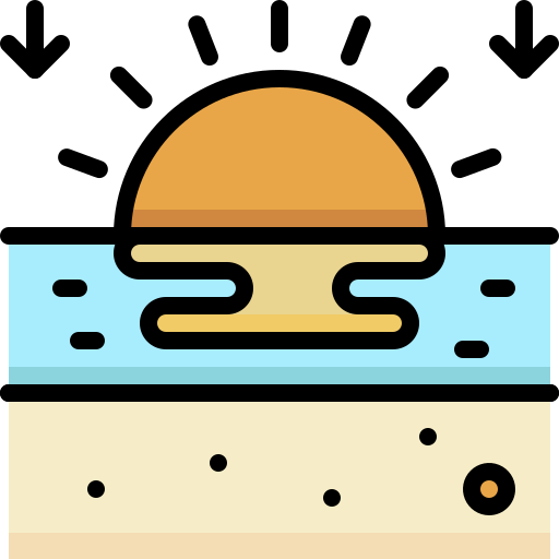 atardecer icono gratis