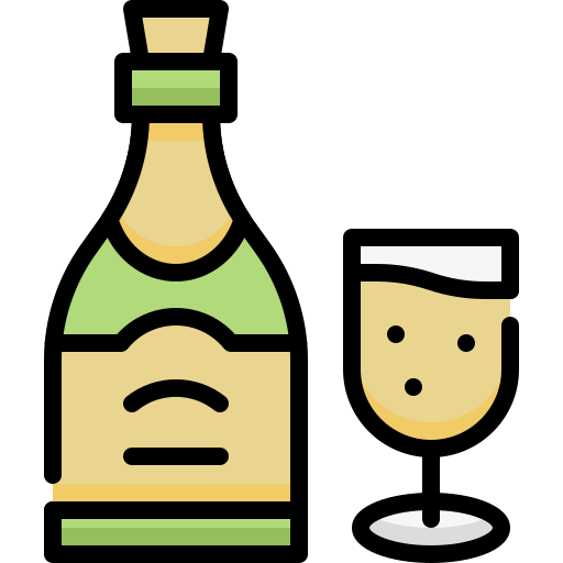 Champagne Generic Outline Color icon