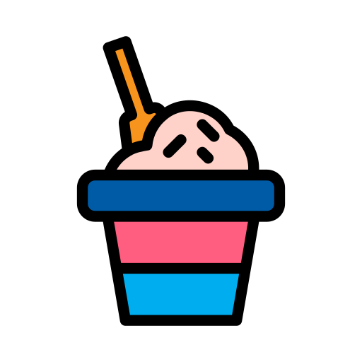 Bucket, cup, dessert, food, frozen, ice cream, tub icon - Download on  Iconfinder