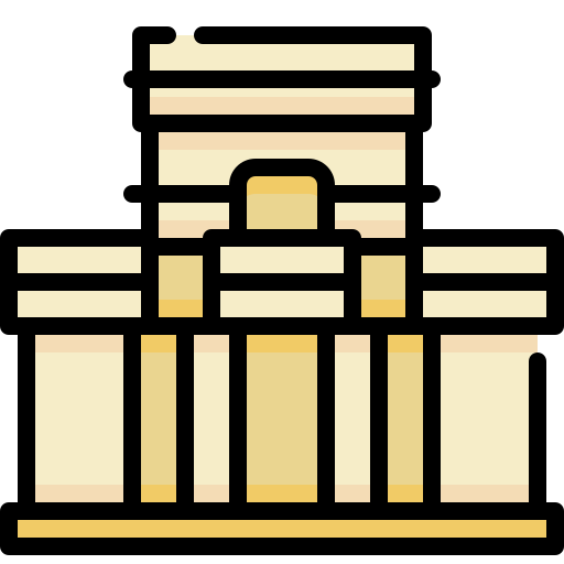 templo de los frescos icono gratis