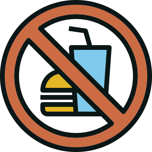 No fast food Becris Lineal color icon