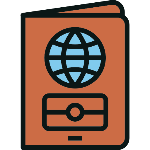 pasaporte icono gratis