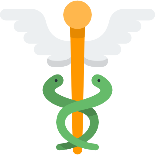 caduceo icono gratis