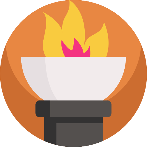 Pyre Detailed Flat Circular Flat icon