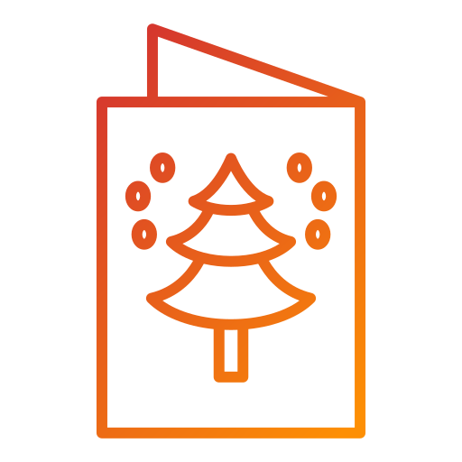 tarjeta de navidad icono gratis