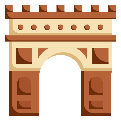 arco del triunfo icono gratis