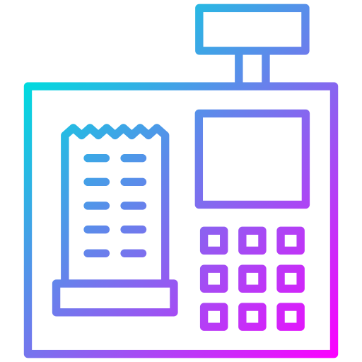 caja registradora icono gratis
