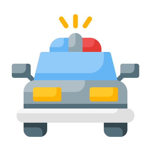 Police car - Free transport icons