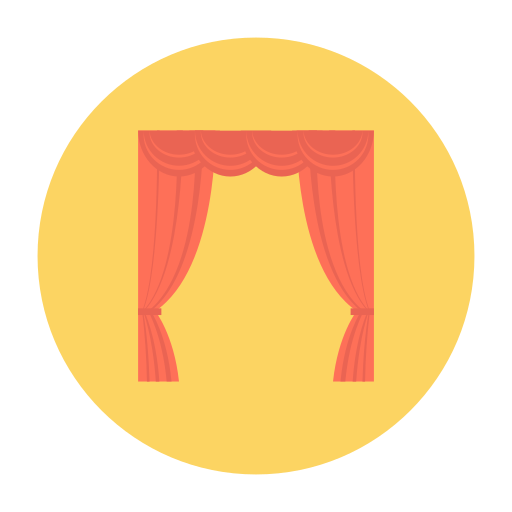 Curtain free icon Curtain free icon