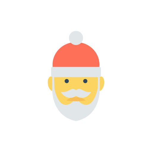 papá noel icono gratis