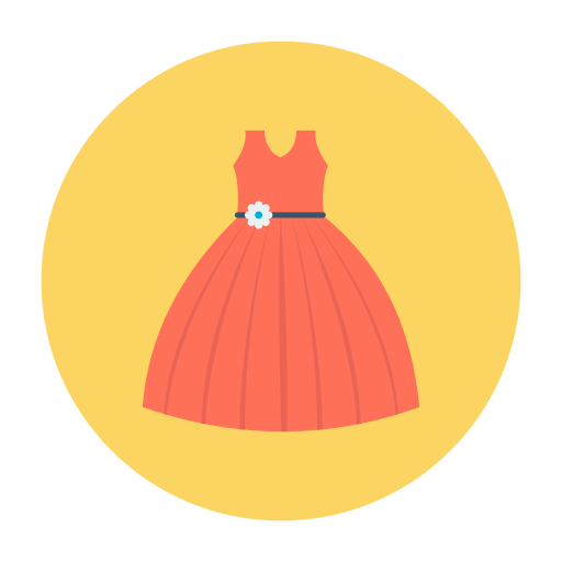 Dress free icon Dress free icon