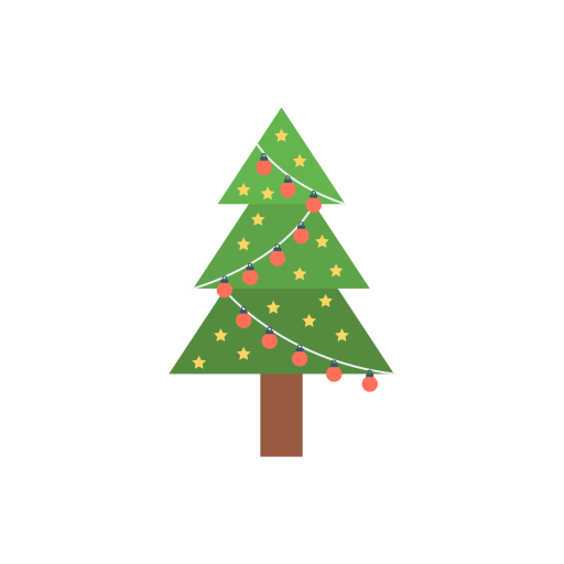 árbol de navidad icono gratis