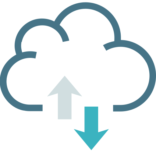 computación en la nube icono gratis