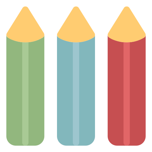 Crayons Generic Flat icon