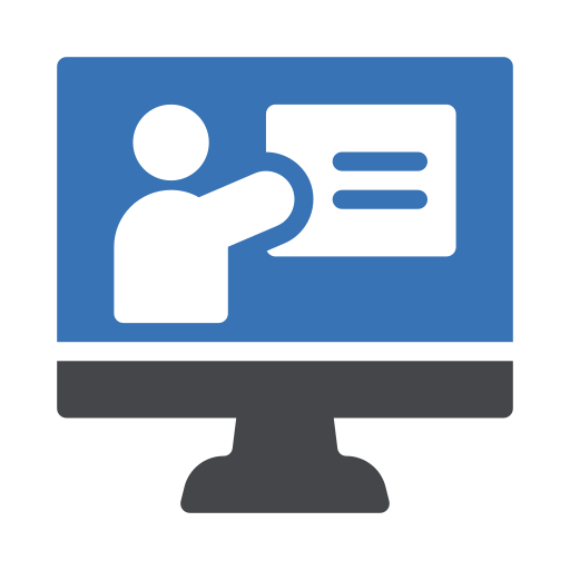 Video lecture free icon Video lecture free icon