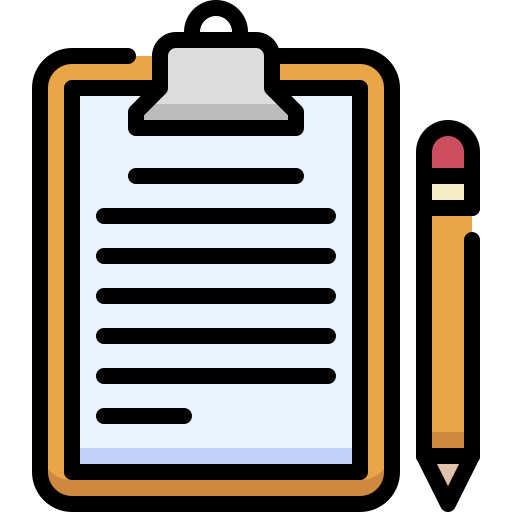 Clipboard Generic Outline Color icon