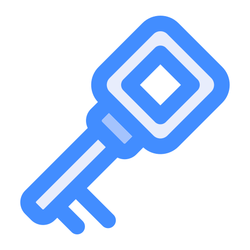 Key Generic Blue icon