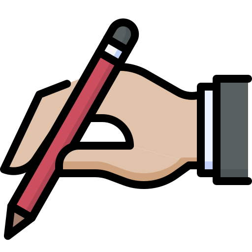 writing hand icon png