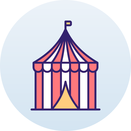 chapiteau de cirque Icône gratuit chapiteau de cirque Icône gratuit