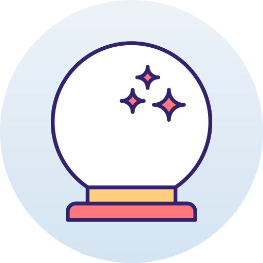 bola de cristal grátis ícone