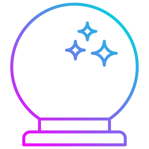 Crystal ball free icon