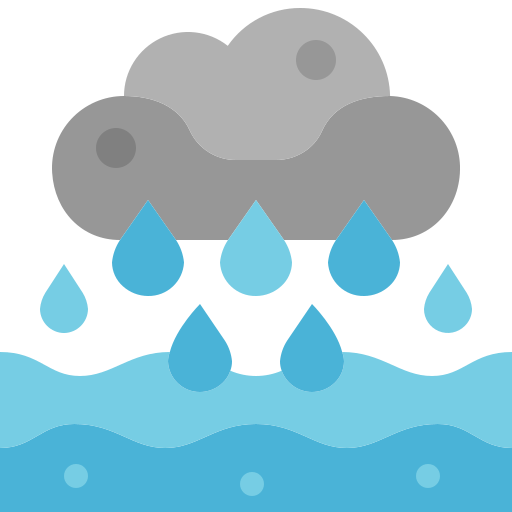 lluvia pesada icono gratis