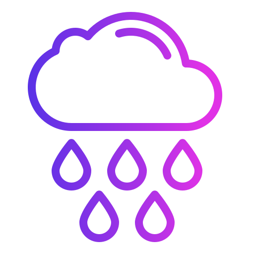 lluvioso icono gratis