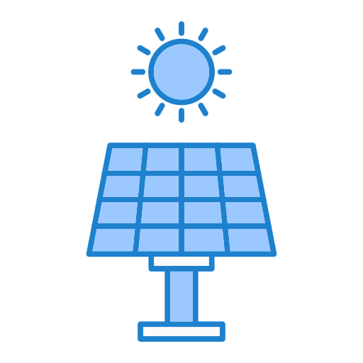 energía solar icono gratis