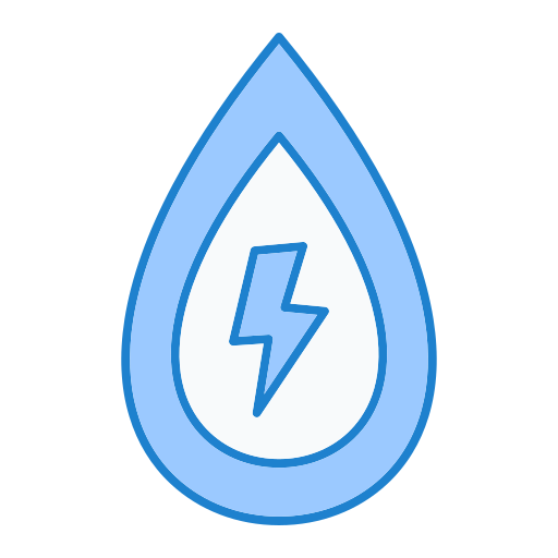 energía del agua icono gratis