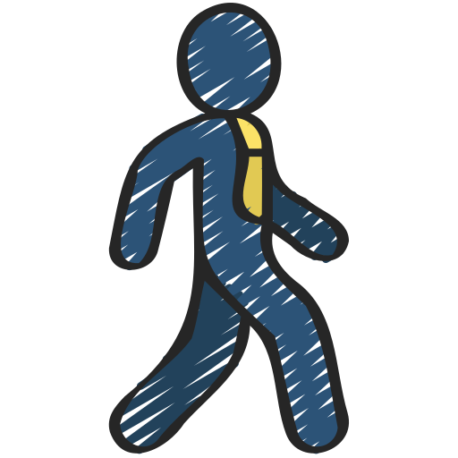 walking man symbol