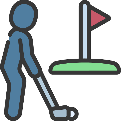 Golfer free icon