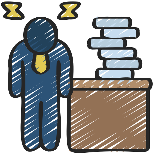 Overwork free icon Overwork free icon