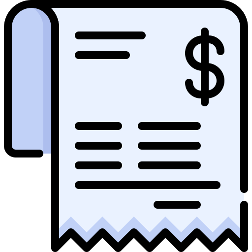 factura icono gratis