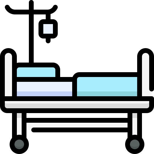 Hospital bed Generic Outline Color icon