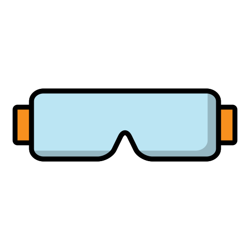 lentes de seguridad icono gratis